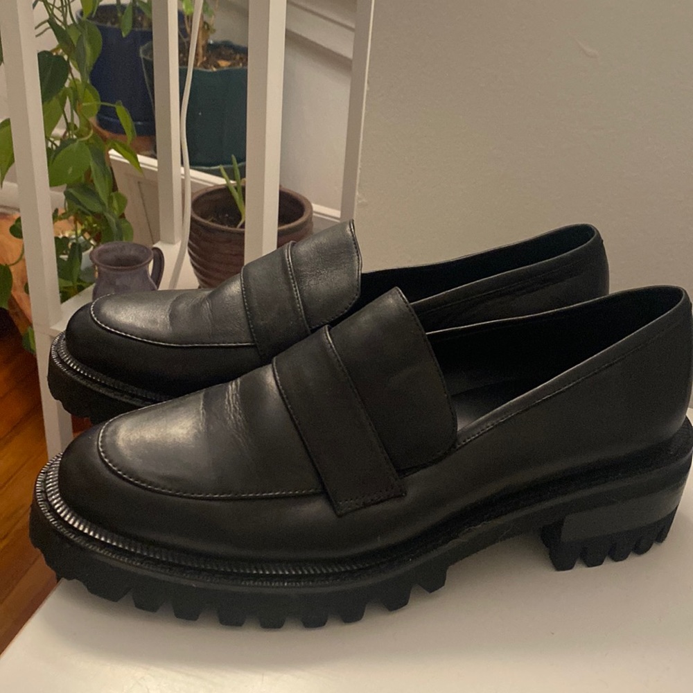 Aerosoles Leather Chunky Loafers